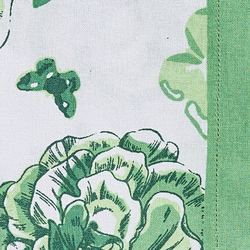 Patricia Heaton Home Green Celine Printed Napkin Set of 4, Green