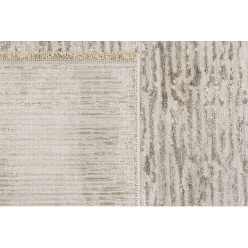 Gadberry 17548-890 BEIGE / GRIS, Tapis de couloir 2 pi 2 po x 7 pi