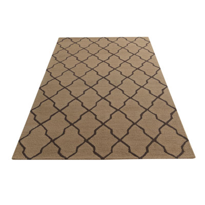 Tapis brun clair 5x8 Pineland