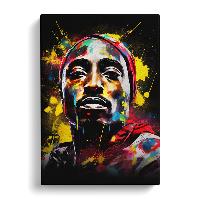 Tupac Shakur Dadaism - Print, 60cm H x 40cm W x 3cm D
