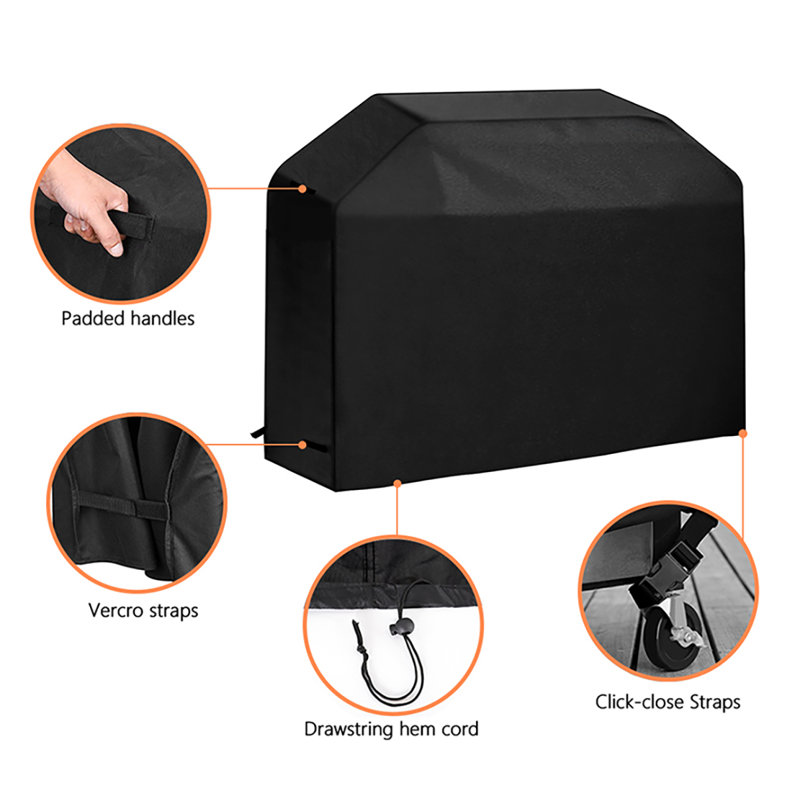 Dakota Fields Griffing 148cm W x 61cm D Grill Cover