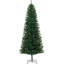 Sapin de Noël artificiel mince de 8 pi de hauteur, non éclairé, avec branches réalistes et 1168 pointes