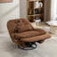 Power Recliner Swivel Glider With USB Charger, Bluetooth Music Player, And Multiple Function Modes For Sleep, Work, And Leisure