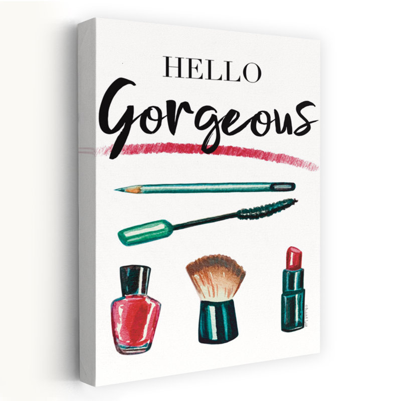 Hello Gorgeous, art contemporain, H 36 po x l 24 po