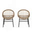 Chaise d'extérieur en osier Papasan