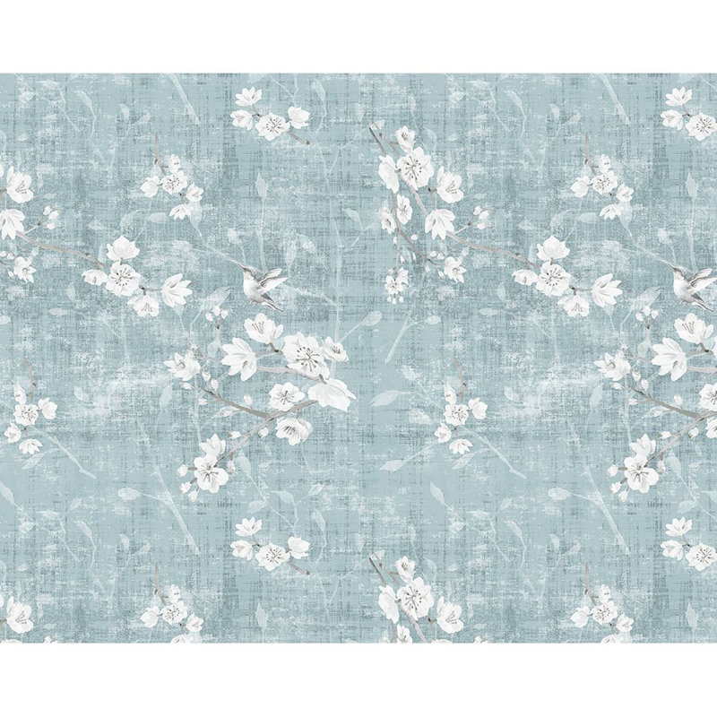 Chinoiserie Blossom Fantasia Fabric, Blue