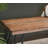 Wood Dining Bench, Rustic Dark Pine Finish