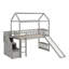 Lit mezzanine simple avec glissade-491878442