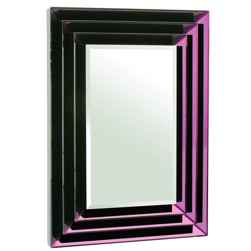 Salles Glass Flat Wall Mirror