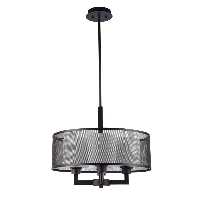 Lustre tambour 4 lumières Godric