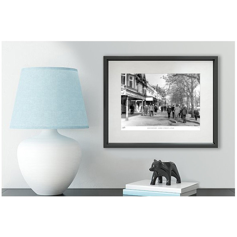 Southport, Lord Street C1960 by Francis Frith - Single Picture Frame Print, 45cm H x 60cm W x 2.3cm D