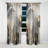 Ayanna - Abstract Marble Marble Blackout Curtain - 1 Panels-1426259237