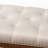 Abilene Light Beige Upholstered Bench With Walnut Finished wood, 17.32'' H X 51.97'' W X 17.91'' D-30320085
