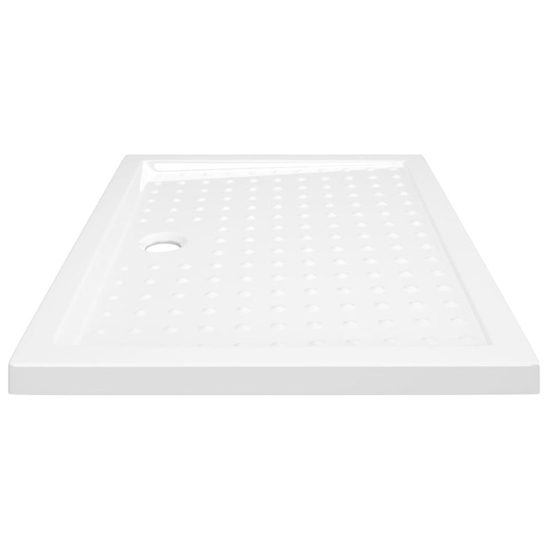 Jaimes Plastic Shower Tray - White, 4cm H x  90cm W x 70cm D, Centre