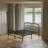 Oley Double Wave Headboard and Footboard Heavy Duty Anti-sway 18in High Steel Tube Iron Bed with Storage-1772134868