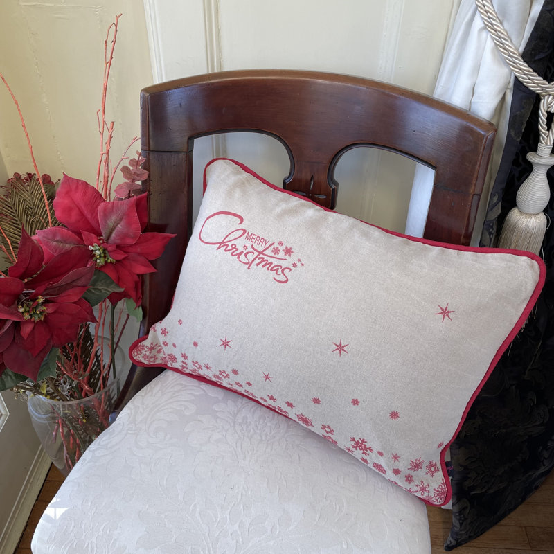 Bromsgrove Rectangular Lumbar Cushion, Red