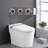 Smart Toilet With Self-Cleaning Nozzle, Heated Seat, Night , Foot Sensor, Remote Control, Led Display Sensor