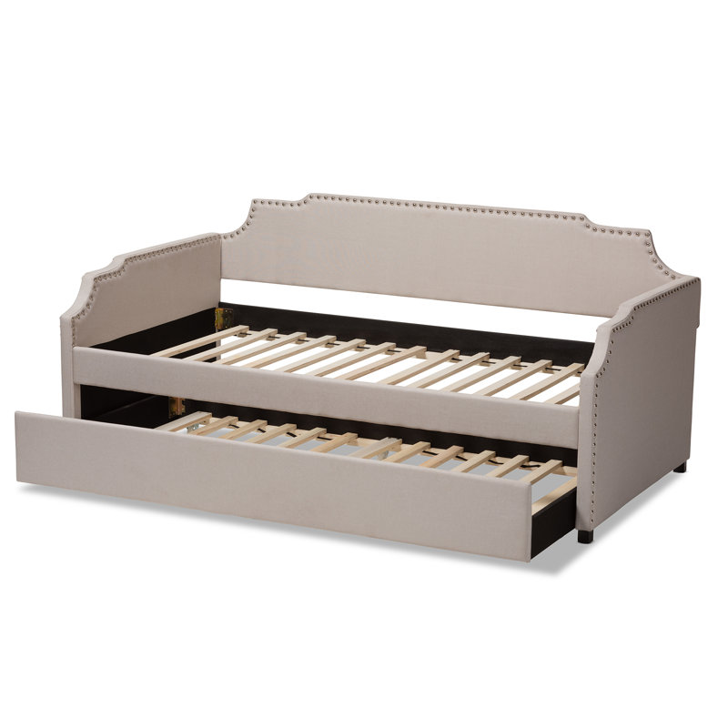 Upholstered Daybed, Beige