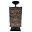 Sculpture moderne bougeoir en aluminium -657613049