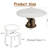 Amberly 7PCS Dining Table Set With Faux Leather Dining Chairs, Saving Space-1445603682-1445603683-1447445858