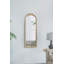 Miroir de plancher en bois, miroir complet