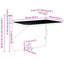 Balcony Table Metal Medium Collapsible Patio Table-1287427967