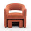 Fauteuil demi-tonneau avec repose-pieds-1459439858