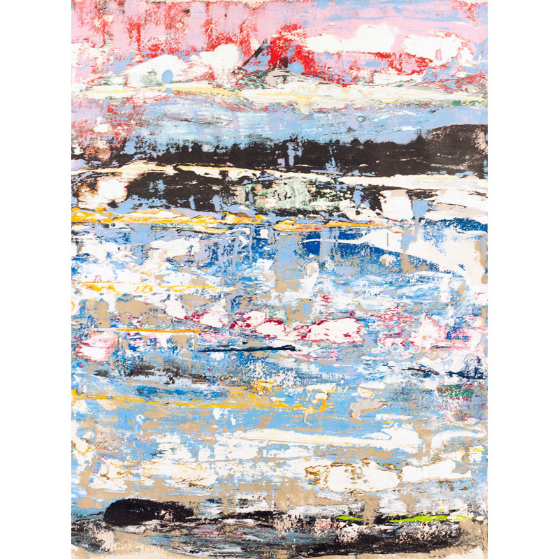 Day At The Beach II Painting, 24" W x 36" H