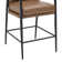 Atik Upholstered Counter Stool with Metal Frame