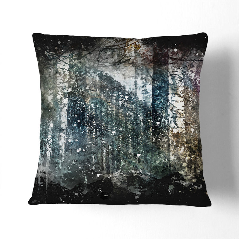 Square Throw Cushion, 40cm H x 40cm W x 15cm D