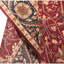 Hand Knotted Wool Oriental Area Rug in Red And Blue