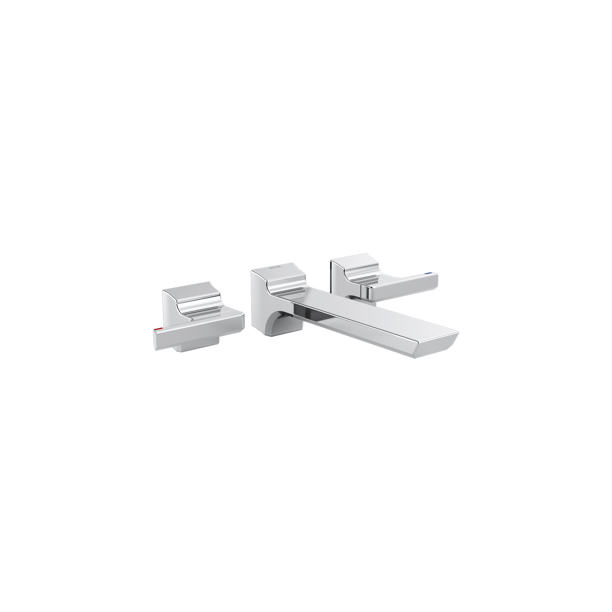 Pivotal Wall Mounted Bathroom Faucet and DIAMOND™ Seal Technology, Chrome