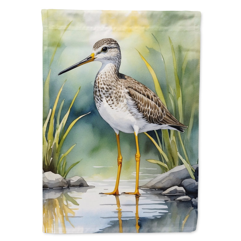 Drapeau de jardin Surfbird Bird, Grand pattes jaunes