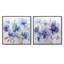 Colourful Tranquil Petals - Abstract Square Collage Set Of 2-506080505-506080504