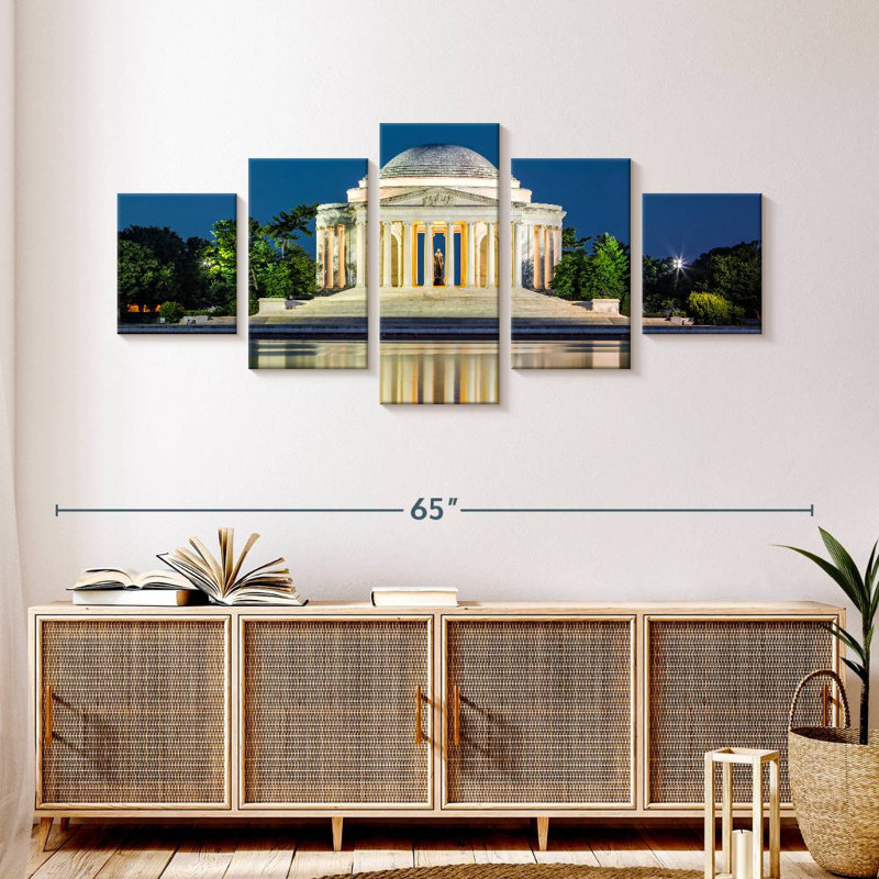 The Jefferson Memorial, 24" H x 55" W
