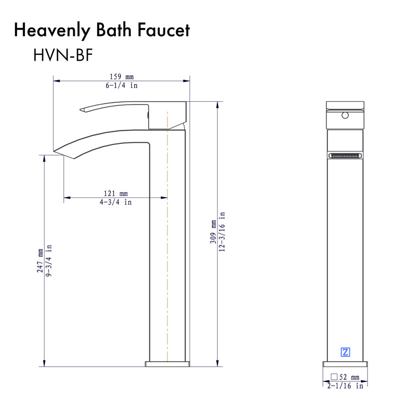 Heavenly Single Hole Bathroom Faucet with Drain Assembly, Gun Metal