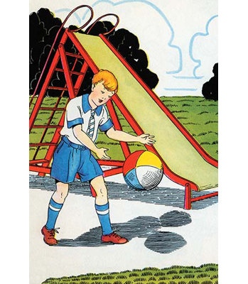 " Ball Play In The Playground "