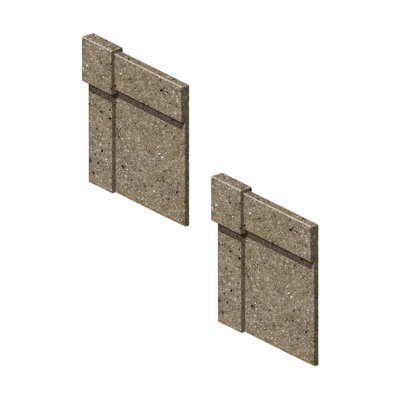 2.5 in. L x 2.5 in. W Corner Piece Tile Trim