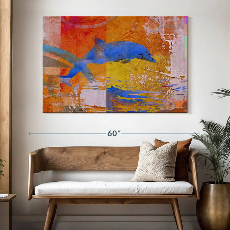 Brampt Dolphin II, 34" H x 51" W