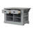 Kitchen Island, Gray Finish