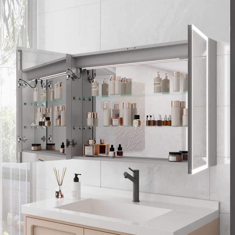 Armoire à pharmacie de salle de bain avec lumières