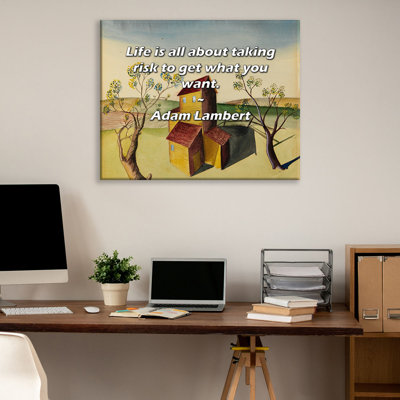 Astoria Grand Gallery Wrapped Canvas By Sharon Begley: "Somewhere, something incredible is waiting to