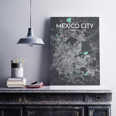 «Mexico City Map», impression