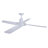 52" Wet Rated Outdoor Ceiling Fan with Remote Control, Modern White Patio Ceiling Fan-793165842