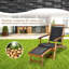 Farlane 130cm Long Reclining Single Sun Lounger