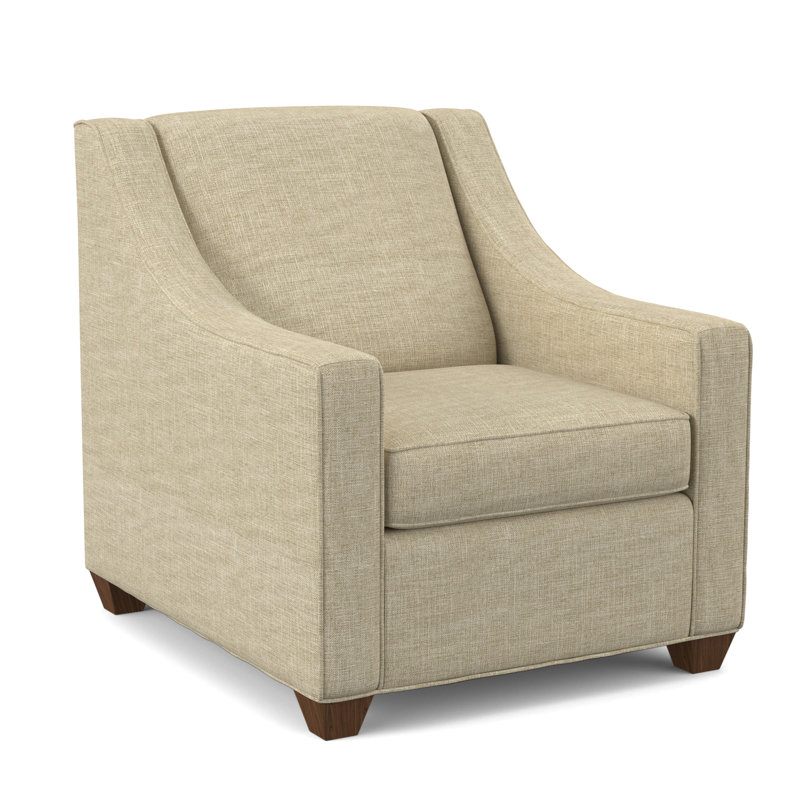 Fauteuil l 31 po Phillips, Noyer Montana, Chanvre Archetype