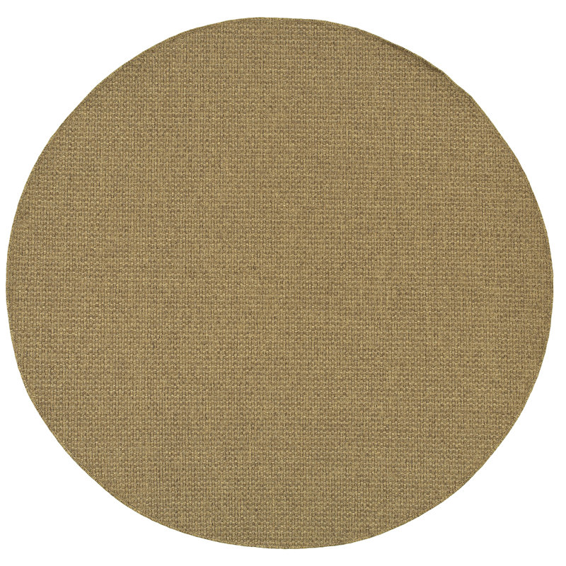 Wilkerson Machine Woven Indoor/Outdoor Area Rug , Round 7'10"