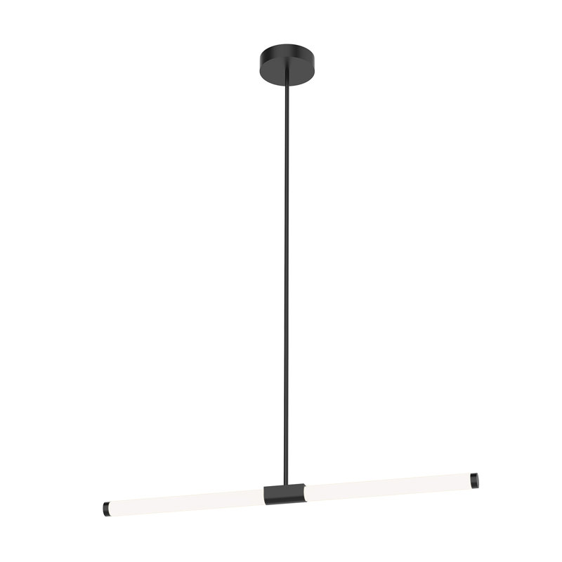 1 - Light LED Pendant, Black