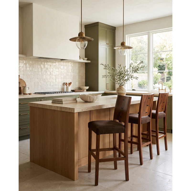 Origins Solid Wood 28'' Bar Stool