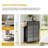 Amanda 35"W Morden 10 Drawer Storage Dresser-438588435